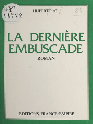 cover image of La dernière embuscade